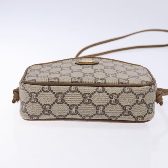 GUCCI GG Plus Supreme Shoulder Bag Pvc Beige Gold - Picture 9 of 16